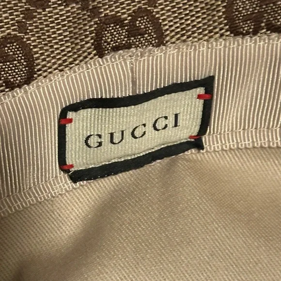Gucci Tan GG Pattern Bucket Hat - Picture 4 of 10
